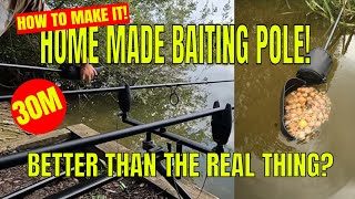 Bushwhacker Baiting Pole Copy  How To Make One carpfishing [upl. by Elvin906]