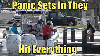 Panic Sets in at the Ramp  Miami Boat Ramps  Black Point Marina [upl. by Ahtelahs]