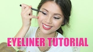 Den perfekten Eyeliner hinbekommen  Eyeliner Tutorial und der beste Eyeliner [upl. by Berardo465]