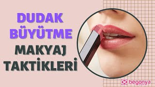 Dudak Büyütme Makyaj Taktikleri [upl. by Noitna386]