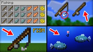 ✔ Minecraft 15 Things You Didnt Know About Fishing [upl. by Boeschen]