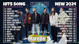 Maroon 5 Best Songs Collection 2024  Greatest Hits Songs Playlist 2024 [upl. by Ajoop]