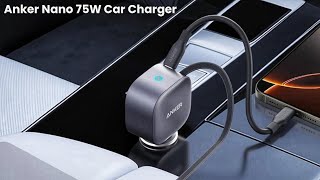 Anker Nano 75W Car Charger  Review Full Specifications amp Features [upl. by Harness]