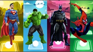 Spiderman Cartoon 🆚 Hulk 🆚 Ironman 🆚 Batman 🆚 Captain America 🎵 Who Will Win⁉️ [upl. by Ancelin]