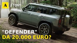 Il CLONE Cinese della Land Rover Defender costa 20000 EURO [upl. by Anniala562]