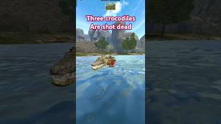 Crocodiles hunting crocodile gaming shorts fun conservation [upl. by Nosnirb387]