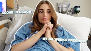 early labor at 34 weeks  whats in my hospital bag [upl. by Llemaj]