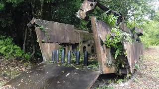 WW2 remains  planes and landing craft in Peleliu and Airai Palau [upl. by Irama]