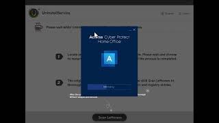 How to Uninstall Acronis Cyber Protect Home Office Completely with UninstallService [upl. by Ekaj]