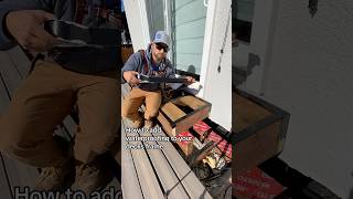 How to add waterproofing to your wood deck frame before composite decking build construction diy [upl. by Noslen785]