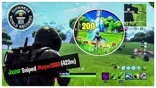 Longest Sniper Shot In Fortnite Battle Royale Playgrounds [upl. by Lexa]