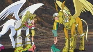 Patamon First Time Armor Evolve to Pegasmon And Tailmon to Nefertimon [upl. by Nawud]