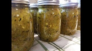 Zucchini Relish Recipe  How to make Zucchini Relish  Can it [upl. by Dunaville749]