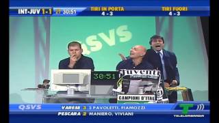 QSVS  il momento dei gol di Inter  Juventus 1  1 TeleLombardia [upl. by Begga]