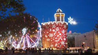 Le marché de noël Perpignan 2023 Christmas market in France [upl. by Myrtie]