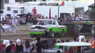 West Salem OH Super Modified 4WD Trucks OSTPA Midsummer Showdown [upl. by Jephthah]