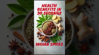 Top 3 Indian Spices with Amazing Health Benefits in 30 Seconds shorts viralvideo facts food [upl. by Shawna]