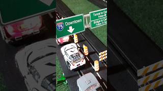 Street Racing Downtown  Slot Car Road Construction Race Set TV Commercial slotcarracing [upl. by Ahrendt51]