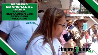 Regresan jubilados de Banrural más de 10 mil personas no cuentan con servicio médico [upl. by Nywg688]