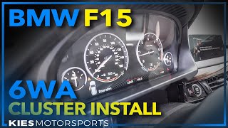 BMW 6WA Partial Digital Cluster Installation on an F15 X5 Diesel [upl. by Ramiah]