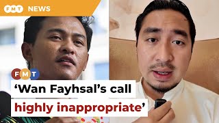 PH slams Wan Fayhsal over call to boycott Palestine rally [upl. by Suirtimed40]