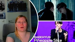 백현 BAEKHYUN Pineapple Slice MV amp Live performance  reaction [upl. by Schrick]