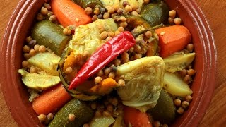 Couscous with Seven Vegetables  كسكس سبع خضار  CookingWithAlia  Episode 423 [upl. by Assiluj]