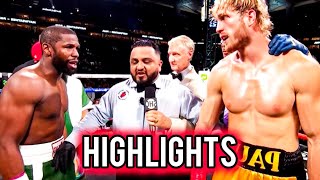 Floyd Mayweather USA Vs Logan Paul USA  Full Match BOXING Highlights [upl. by Assirk]