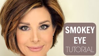 The BEST Smokey EYE Makeup Tutorial for Older Fabulous Women  Dominique Sachse [upl. by Puduns176]