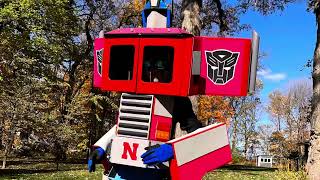 Halloween Transformer costume Optimus Prime [upl. by Duyne]