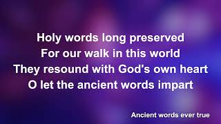 Ancient Words Acoustic  Worship Lyric Videos Preview [upl. by Adon]