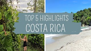 Costa Rica  Top 5 Highlights  Reisetipps amp Sehenswürdigkeiten [upl. by Allegna54]