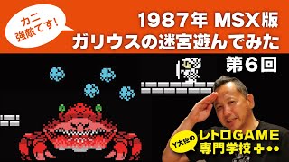 ［ゲーム実況］第6回ガリウスの迷宮を遊んでみた！MSX1レトロゲーム専門学校1987年 [upl. by Slyke]