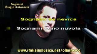 Sognami  Biagio Antonacci  Instrumental Karaoke HD [upl. by Selig243]