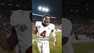 Alabama QB Jalen Milroe was HYPED after beating Auburn [upl. by Naed677]