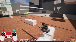 C  Unreal Engine 5  Parkour Locomotion  Game Dev Log September 30 2024  October 23 2024 [upl. by Pier]