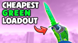 The BEST Cheapest Green Loadout in CS2 [upl. by Damalas]