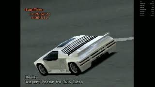 Wiegert Vector W8 Twin Turbo Gran Turismo 2 [upl. by Leachim190]