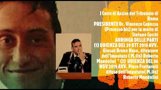 Stefano CucchiProcesso bis ARRINGA DELLE PARTI 4 [upl. by Obadiah]