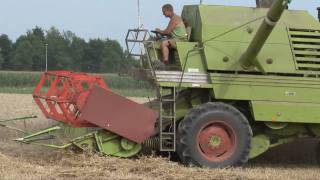 Combinen met Claas Senator [upl. by Oesile]