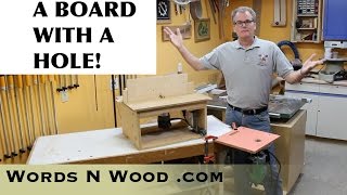 A Board With A Hole  My Cheap Simple Homemade Router tables WnW74 [upl. by Gent639]