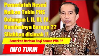 TUNJANGAN KINERJA NAIK  Pemerintah Resmi Naikan TUKIN PNS  kangedibae [upl. by Elrebmik]