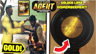 NEW Tracer Pack GILDED AGENT BUNDLE 🥇 GOLD DISMEMBERMENT EM2 quotGilded Hammerquot on COLD WAR WARZONE [upl. by Barth]