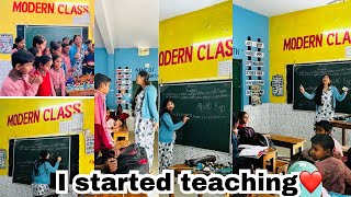 I started teaching in primary government schoolMe as a teacherNew journey [upl. by Torin518]