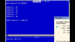 QB64 Tutorial 15  Arrays [upl. by Epul]