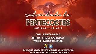 SOLENIDADE DE PENTECOSTES  1930H [upl. by Nosnorb]