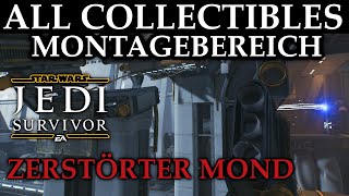 ZERSTÖRTER MOND  MONTAGEBEREICH  ALL COLLECTIBLES  STAR WARS JEDI SURVIVOR [upl. by Eerej]