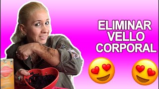 Como Eliminar El Vello Corporal  Receta Casera [upl. by Alyag]