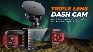 iiwey T1pro Dash Cam Review Ultimate 3 Channel 1080P Coverage [upl. by Ratcliff758]