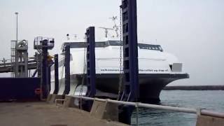 Ferry quotMai Molsquot arriving at Sjællands Odde [upl. by Atauqal]